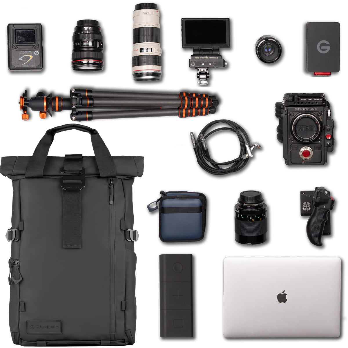 WANDRD PRVKE V4 41L PHOTO BUNDLE CAMERA BACKPACK BLACK - PK41-BK-PB-4