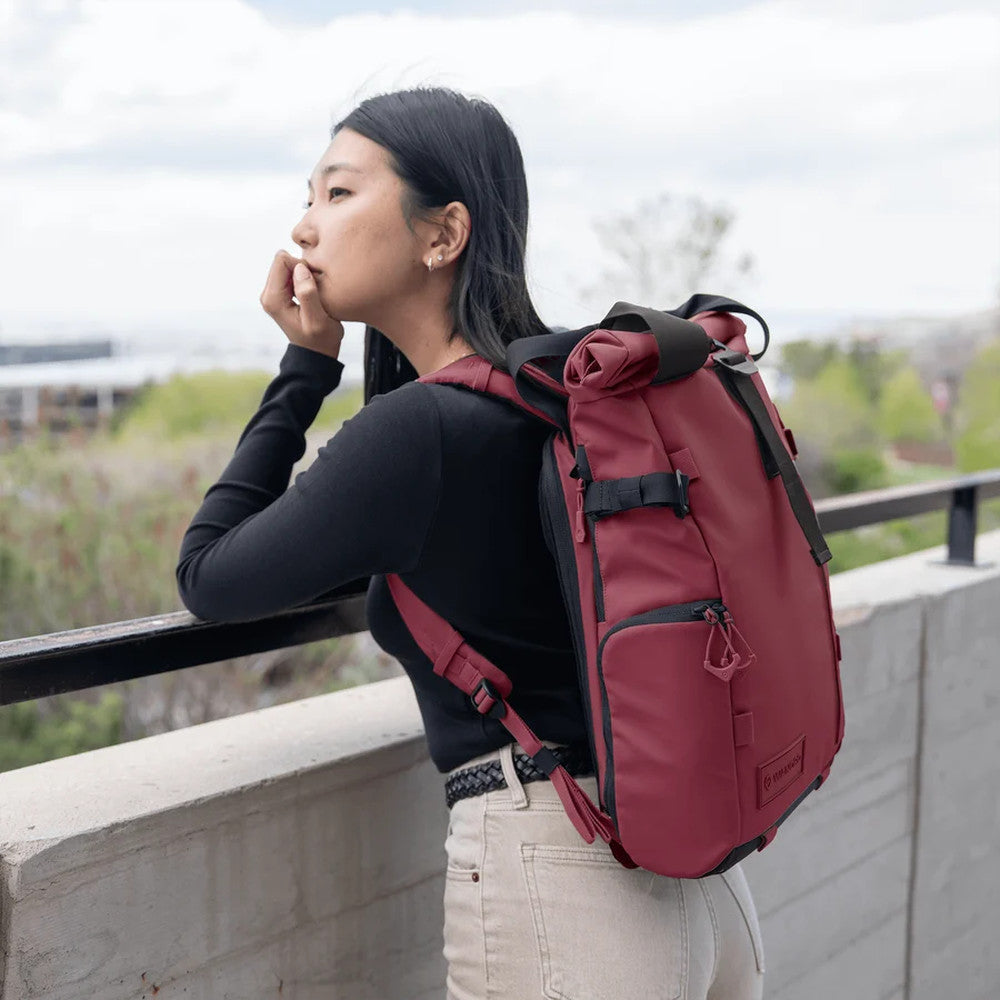 WANDRD PRVKE 18L EVERY DAY CARRY CAMERA BACKPACK RHONE BURGUNDY - PKD15-RB-1