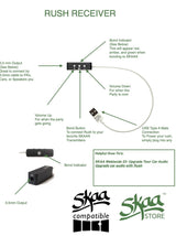 SKAA ANALOG MINI RECEIVER RUSH 3.5MM CONNECTOR - USB POWERED - PL5572