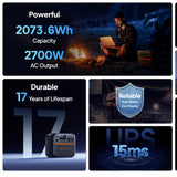 BLUETTI PREMIUM 200 V2 POWER STATION | 2700W 2073.6Wh - PREMIUM200
