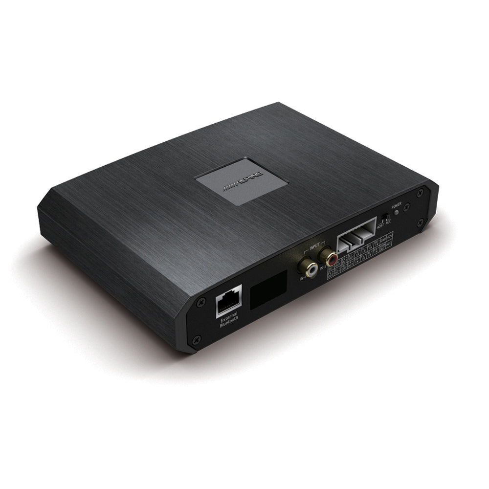 ALPINE 6 CHANNEL SOUND PROCESSOR & AMP - (4 X 25W RMS @ 4OHM) (BUILT-IN BLUETOOTH) - PXE-R500
