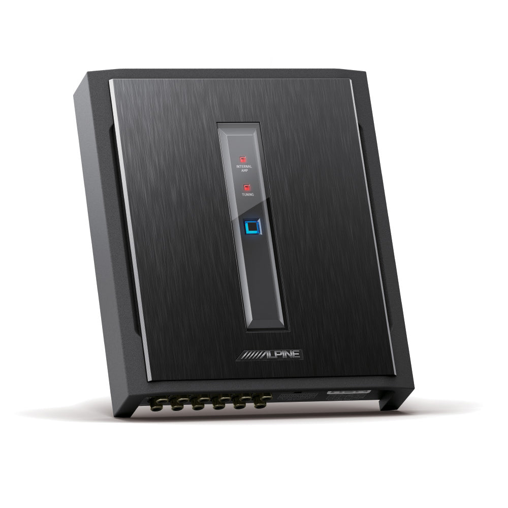 ALPINE 12 CHANNEL SOUND PROCESSOR WITH AMP (4 X 24W RMS + 4 X 50W RMS)(BT MODULE INCLD) - PXE-X120-8