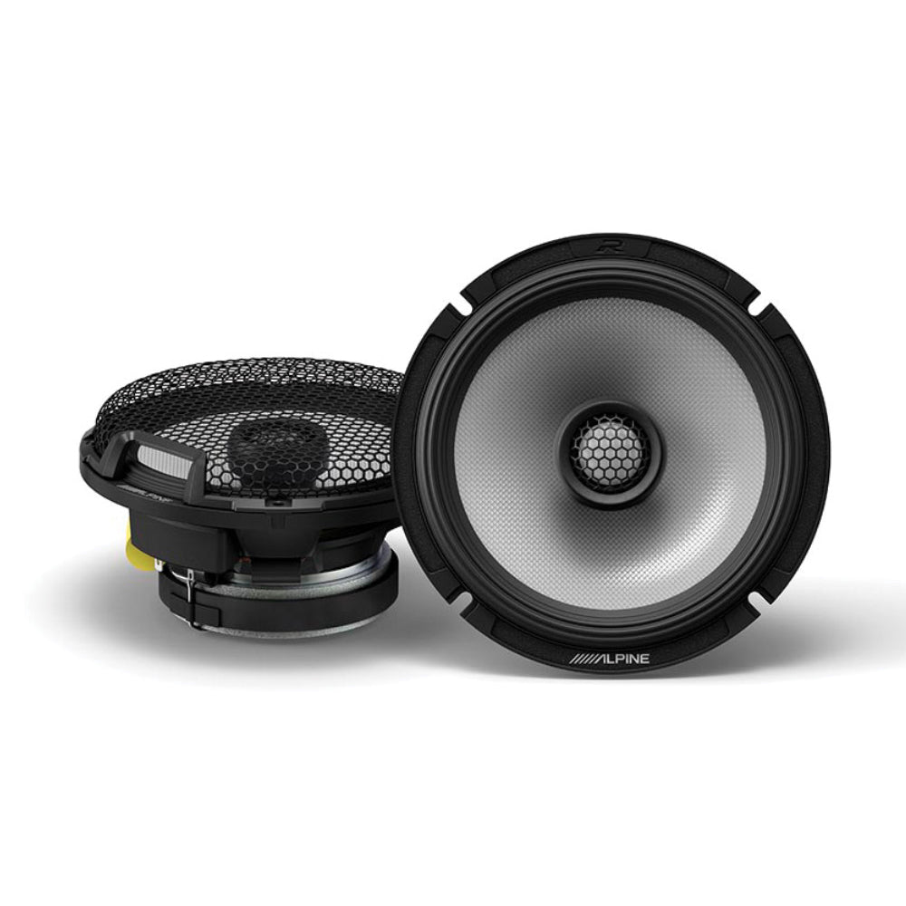 ALPINE (R2 SERIES) 6.5" COAXIAL SPEAKER 2-WAY 100W RMS (PAIR) (WITH GRILLS) - R2-S65
