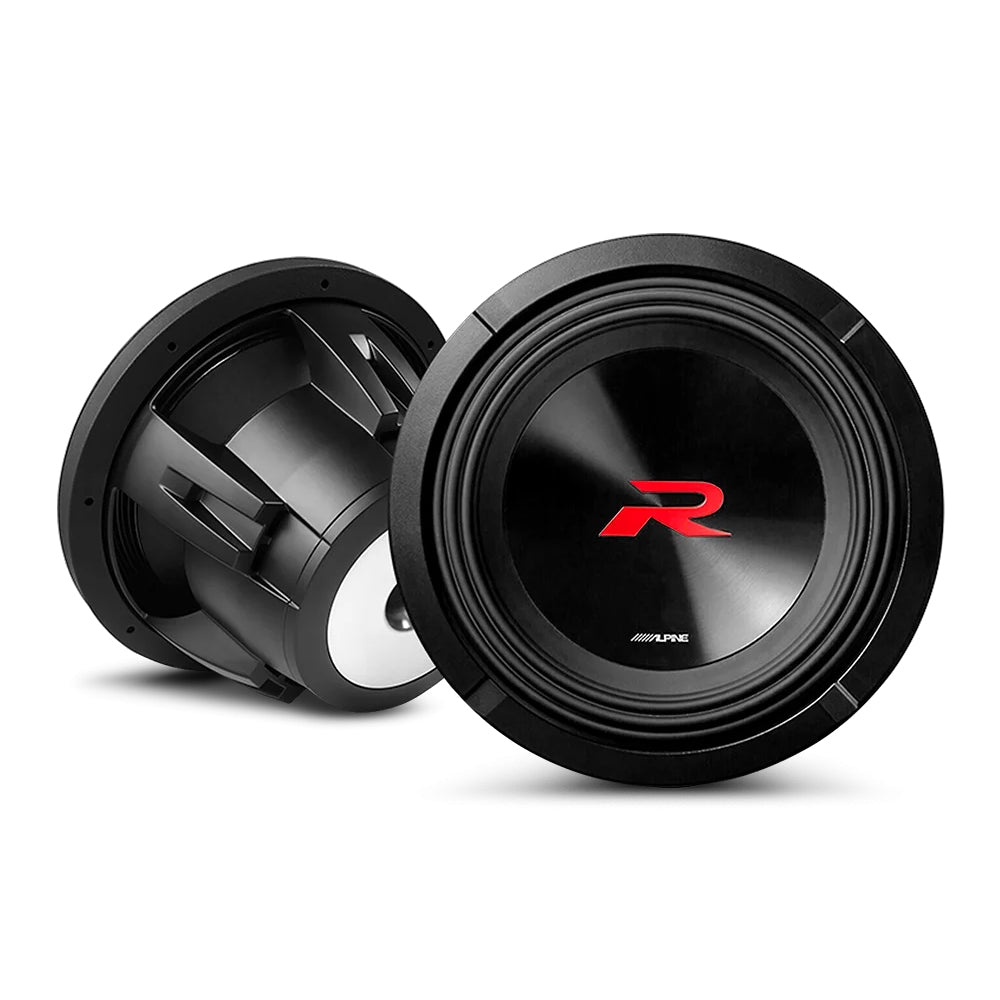 ALPINE (R2 SERIES) 10" SUBWOOFER DUAL 2OHM 750W RMS - R2-W10D2