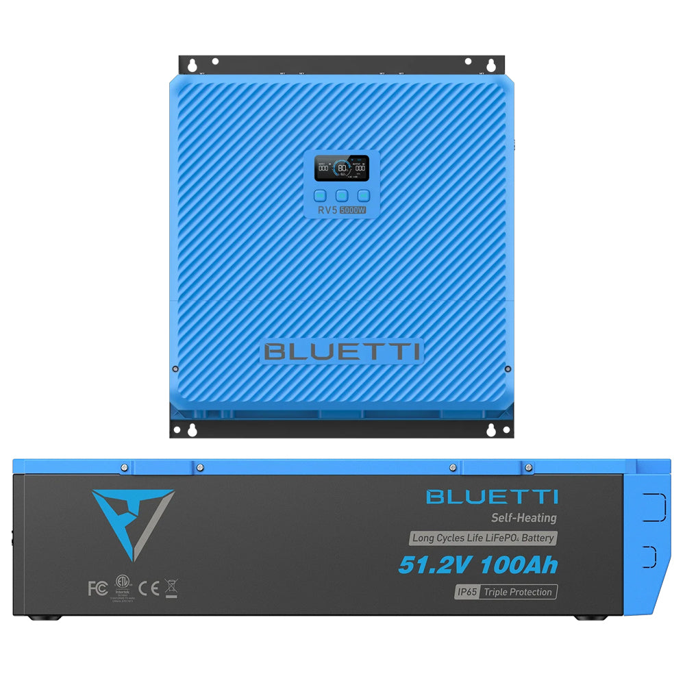 BLUETTI RV5 + B4810 COMBO INCL. CABLES - RV5+B4810