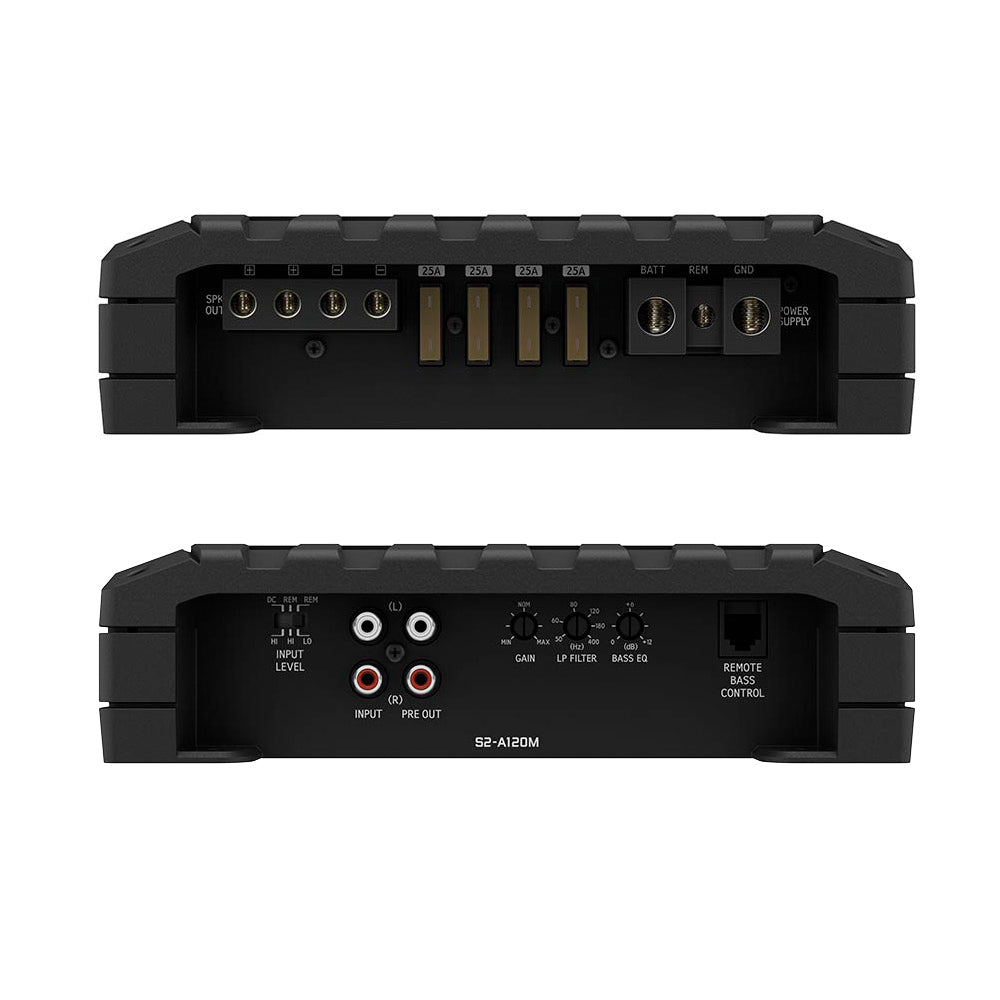 ALPINE (S2 SERIES) MONO AMP 600W RMS X 1 @ 4OHM / 1200W RMS X 1 @ 2/1OHM - S2-A120M