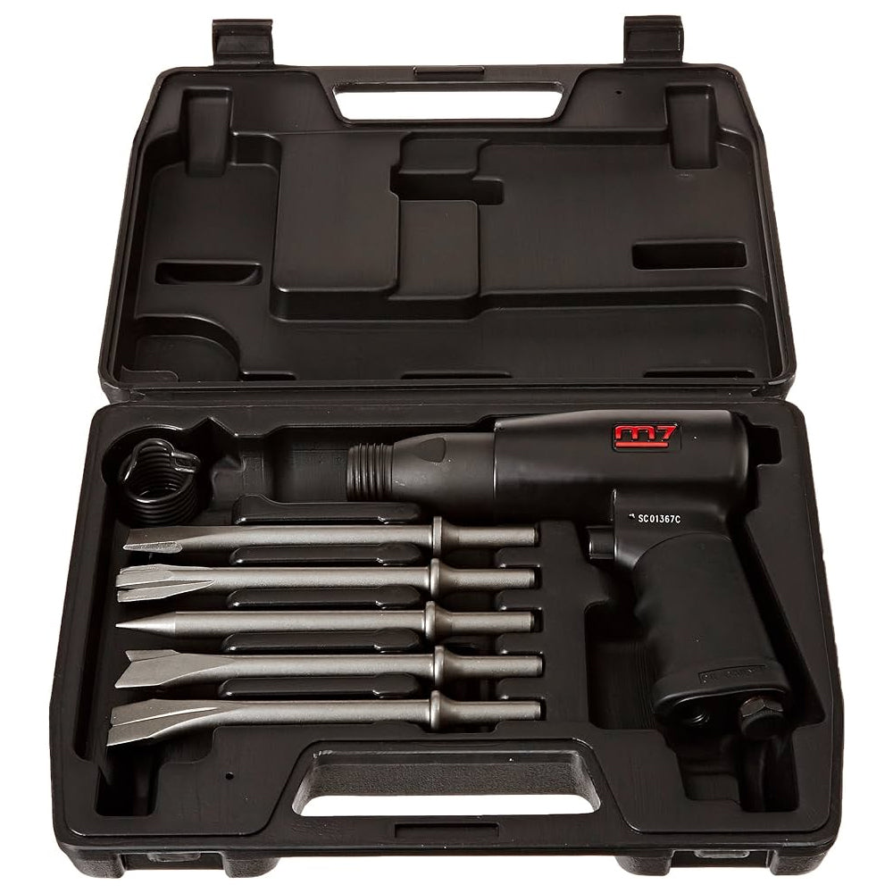 M7 AIR HAMMER ROUND SHANK WITH 5 PCS CHISELS - SC-0517C