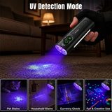 SKYFIRE 2024S FLASHLIGHT TORCH IP54 542 LUMENS WITH UV / LASER POINTER - SF-SD-2024S