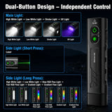 SKYFIRE 2024S FLASHLIGHT TORCH IP54 542 LUMENS WITH UV / LASER POINTER - SF-SD-2024S