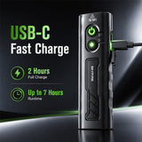 SKYFIRE 2024S FLASHLIGHT TORCH IP54 542 LUMENS WITH UV / LASER POINTER - SF-SD-2024S