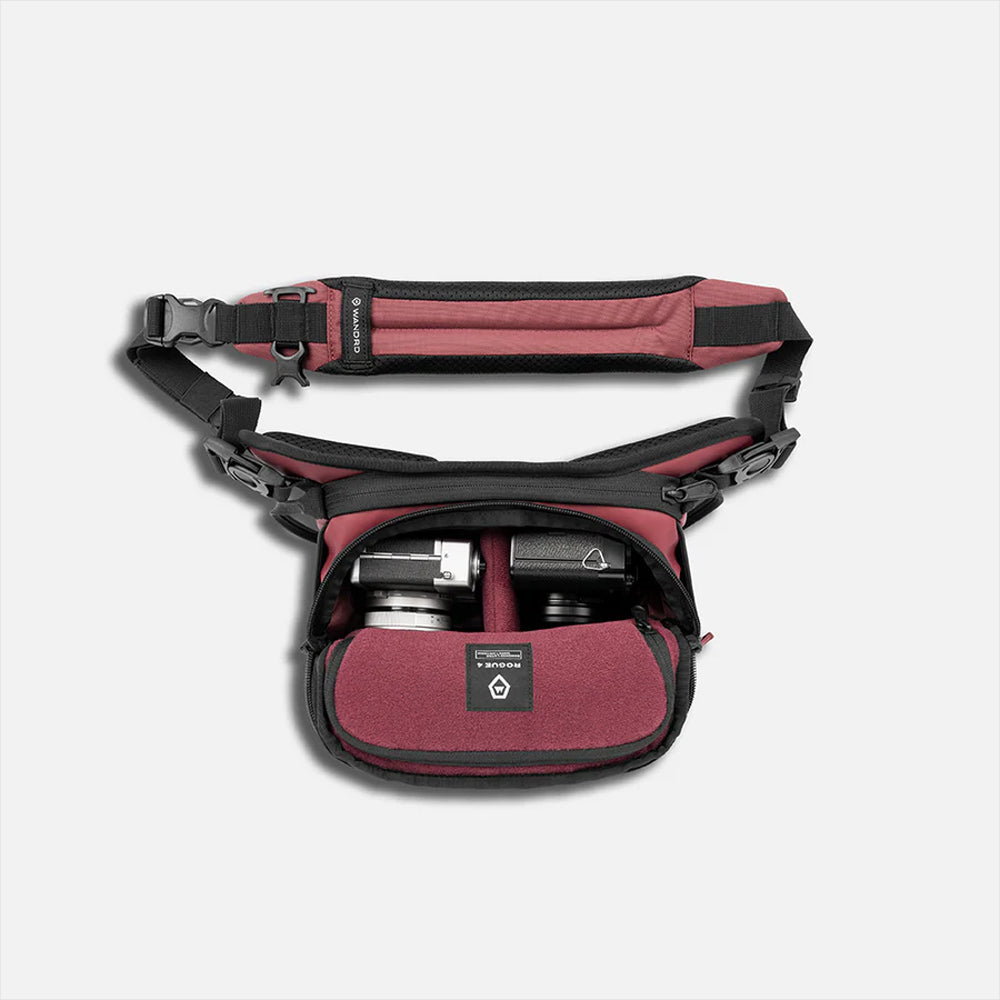 WANDRD ROGUE V2 4L CAMERA SLING BAG RHONE BRUGUNDY - SLG4-RB-2