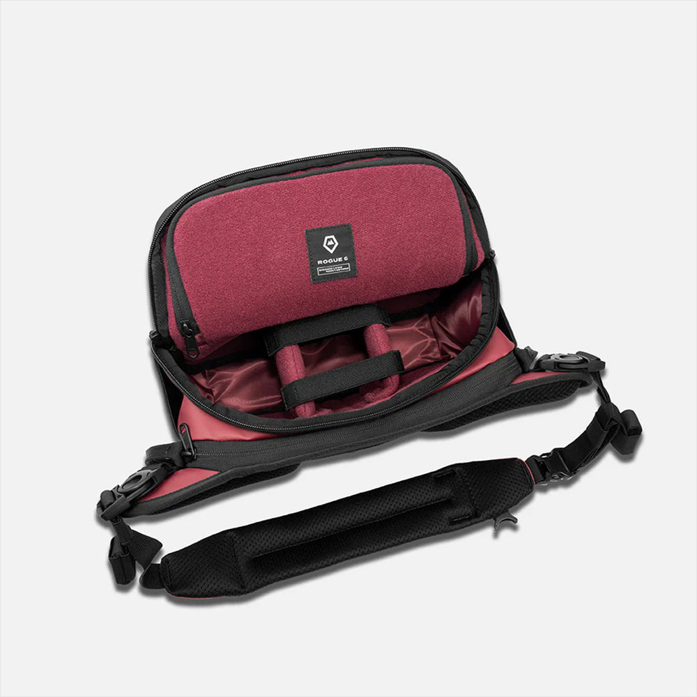 WANDRD ROGUE V2 6L CAMERA SLING BAG RHONE BURGUNDY - SLG6-RB-2