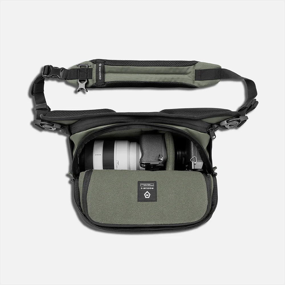 WANDRD ROGUE V2 6L CAMERA SLING BAG WASATCH GREEN - SLG6-WG-2