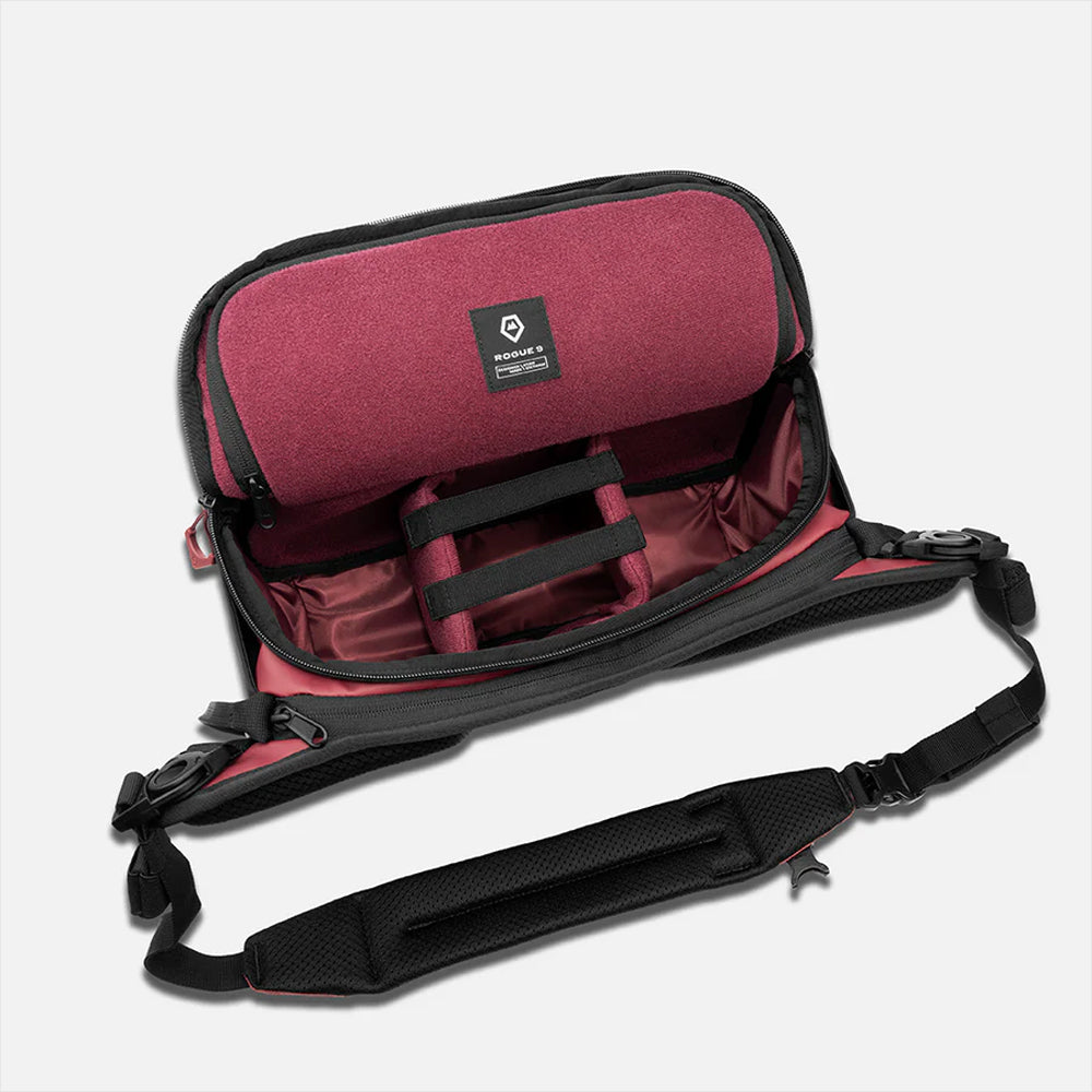 WANDRD ROGUE V2 9L CAMERA SLING BAG RHONE BURGUNDY - SLG9-RB-2