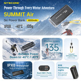 NITECORE 8000MAH POWER BANK LOW TEMP RESISTANT IPX8 WATERPROOF - SUMMIT AIR