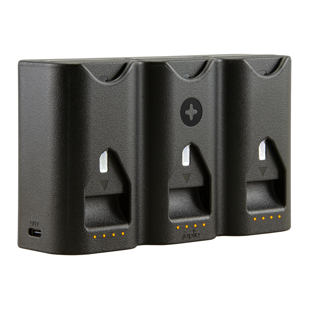 JUPIO TRI-CHARGE AIR3 CHARGER & POWERBANK FOR NIKON EN-EL15 - TCA3-ENEL15