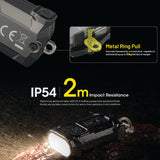 NITECORE 600 LUMEN USB-C RECHARGEABLE KEYCHAIN TORCH GREY - TINI3-G