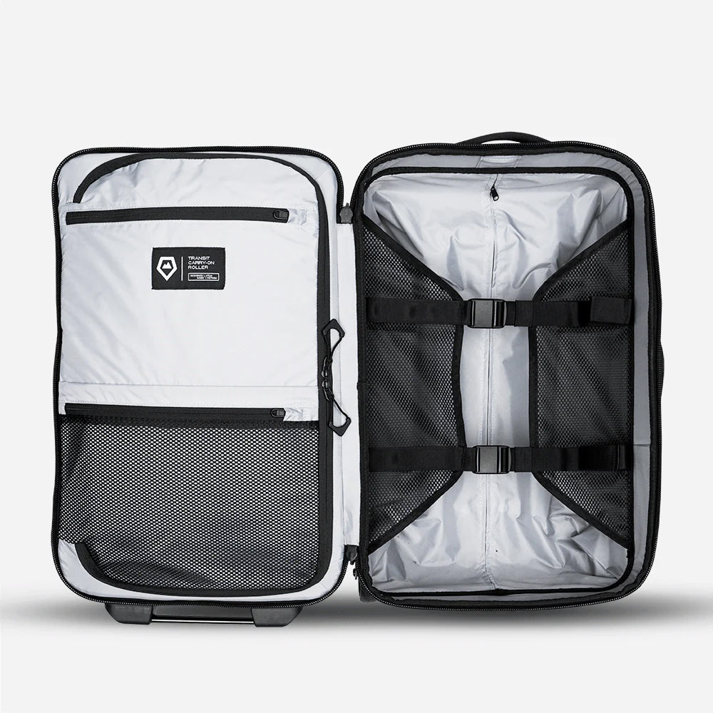 WANDRD TRANSIT TRAVEL CARRY ON ROLLER BAG BLACK - TRR40-BK-1