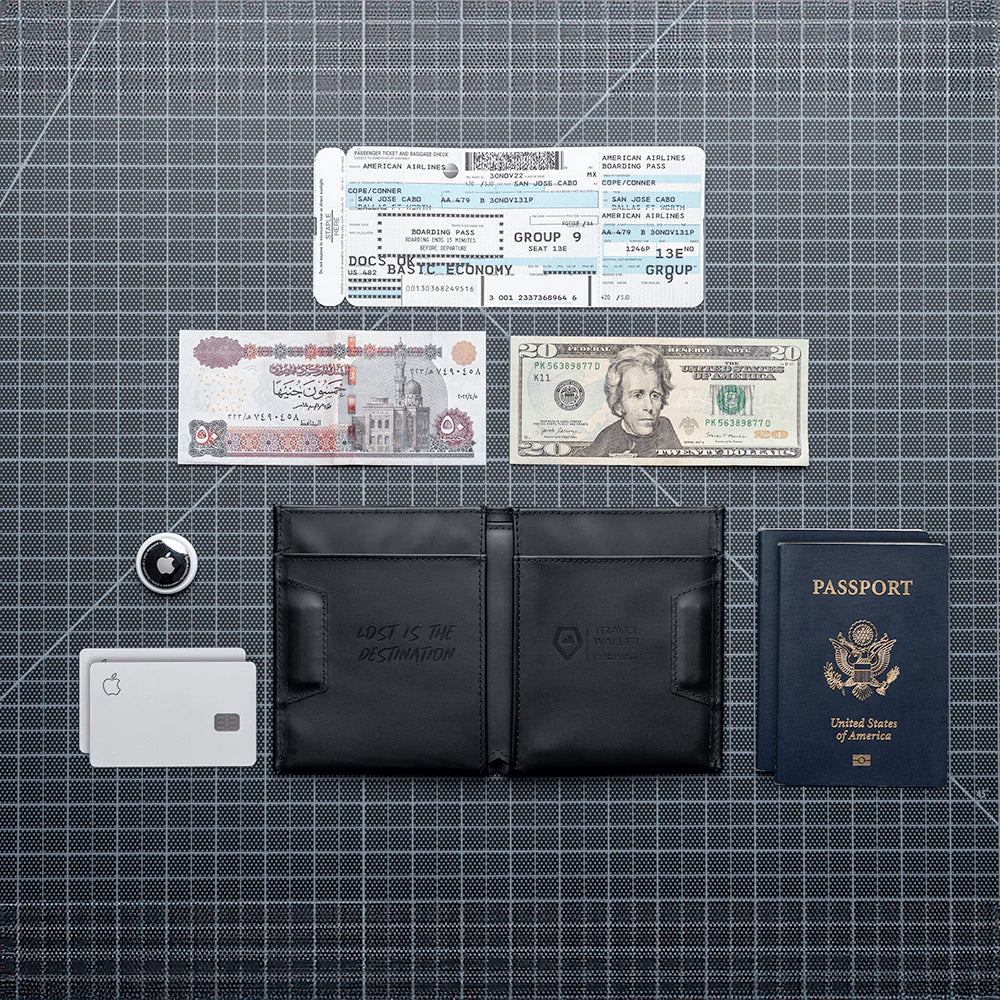 WANDRD TRANSIT TRAVEL WALLET BLACK - TW-BK-1