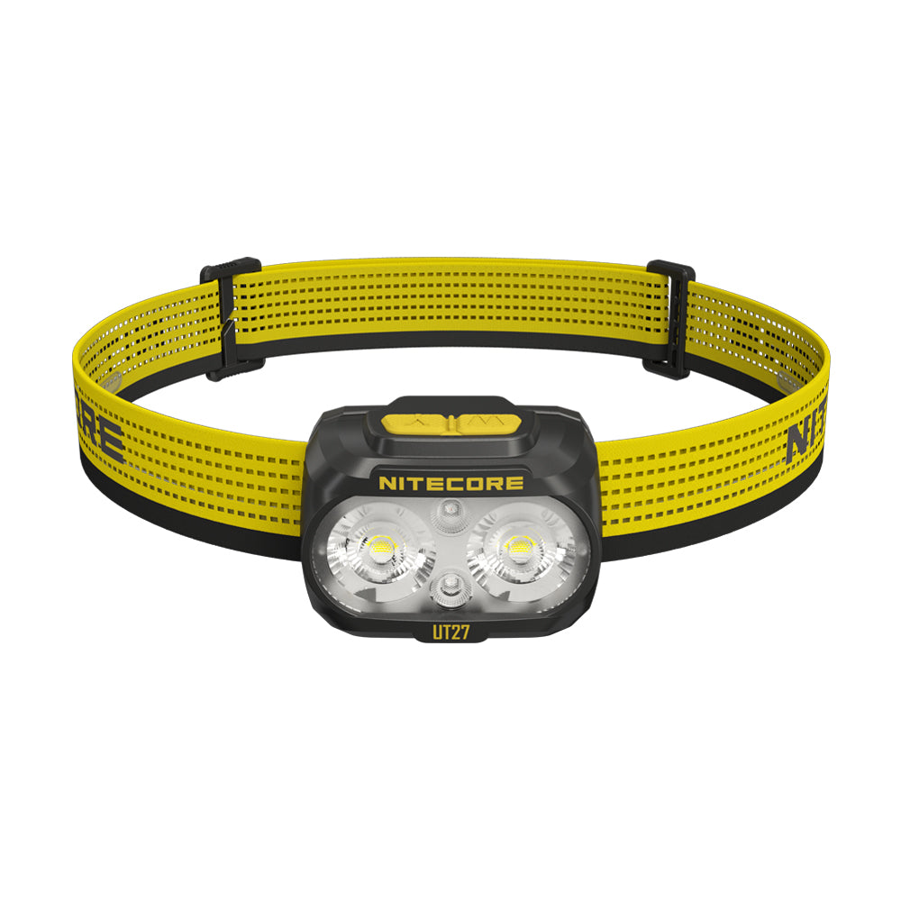 NITECORE 800 LUMEN USB RECHARGEABLE LED HEADLAMP TORCH YELLOW - UT27 PRO YELLOW