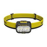 NITECORE 800 LUMEN USB RECHARGEABLE LED HEADLAMP TORCH YELLOW - UT27 PRO YELLOW