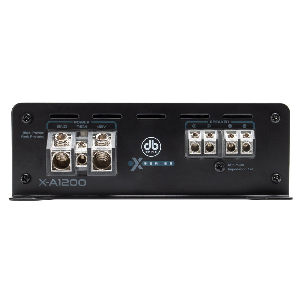 DB DRIVE AMP X-SERIES MONO CLASS D RMS 600W X 1 @ 1OHM / 300W X 1 @ 2OHM - X-A1200