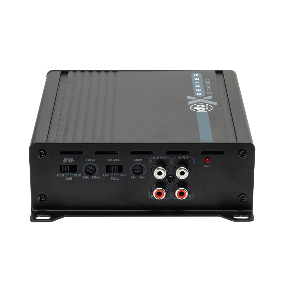 DB DRIVE AMP X-SERIES 2CH CLASS D RMS 75W X 2 @ 4OHM / 150W X 4 @ 2 OHM - X-A4002