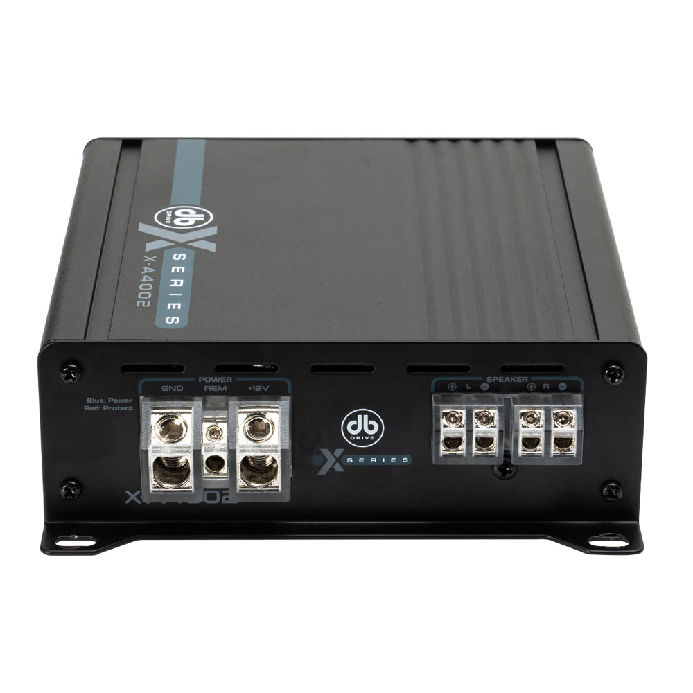 DB DRIVE AMP X-SERIES 2CH CLASS D RMS 75W X 2 @ 4OHM / 150W X 4 @ 2 OHM - X-A4002