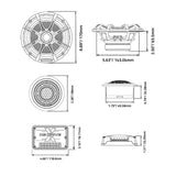 DB DRIVE 6.5" COMPONENT SPEAKERS 250W RMS (PAIR) X SERIES - X-S65C
