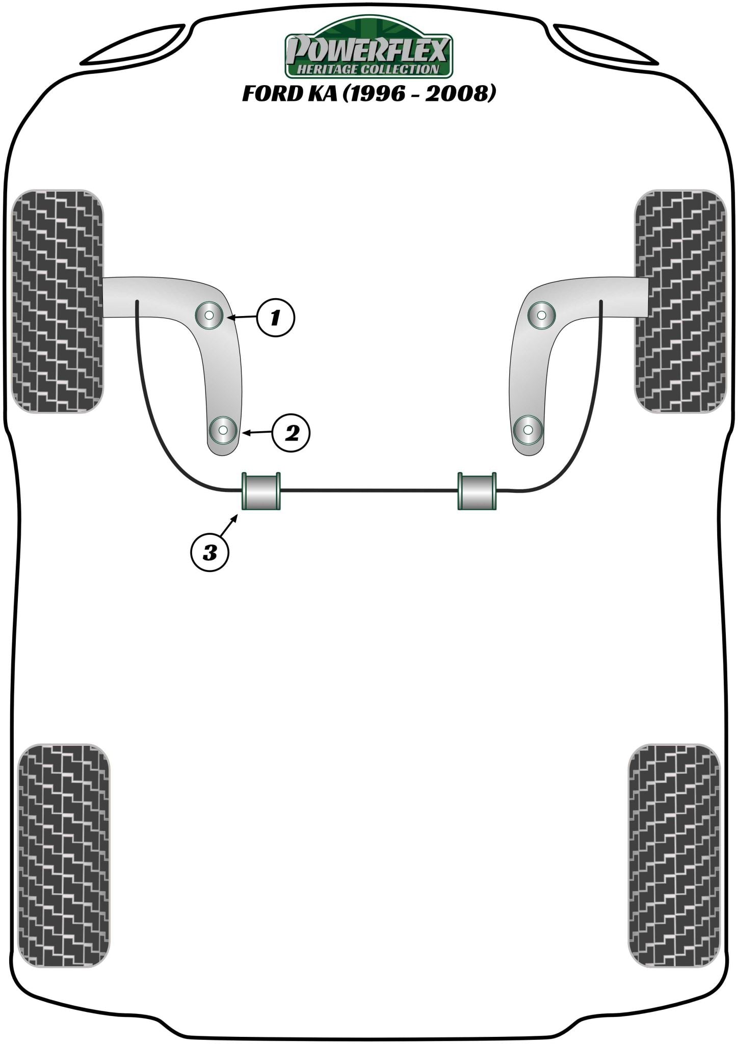 Ford Front Wishbone Front Bush 46.5mm