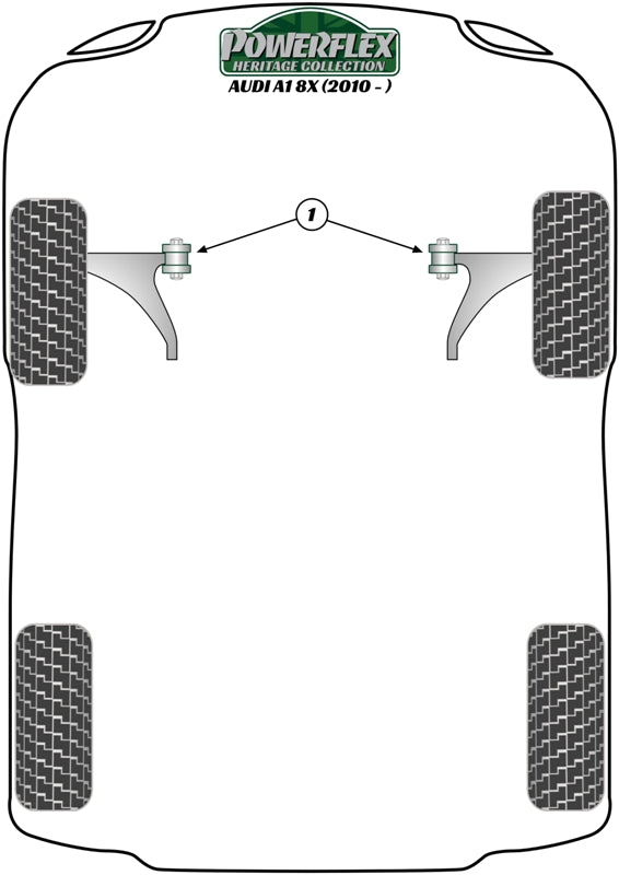 Front Strut Top Mount Bush -10mm