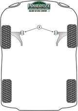 Front Strut Top Mount Bush -10mm