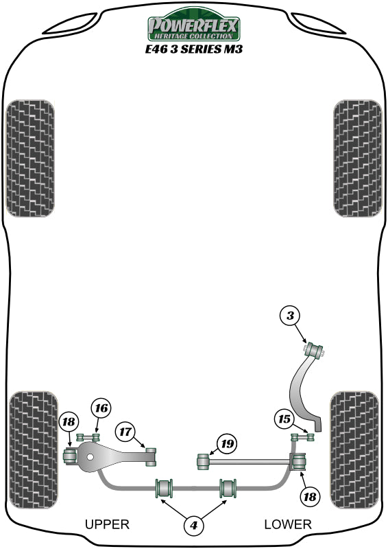 BMW 3 Series Front Anti Roll Bar Bush 26mm