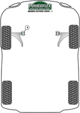 Front Strut Top Mount Bush -10mm