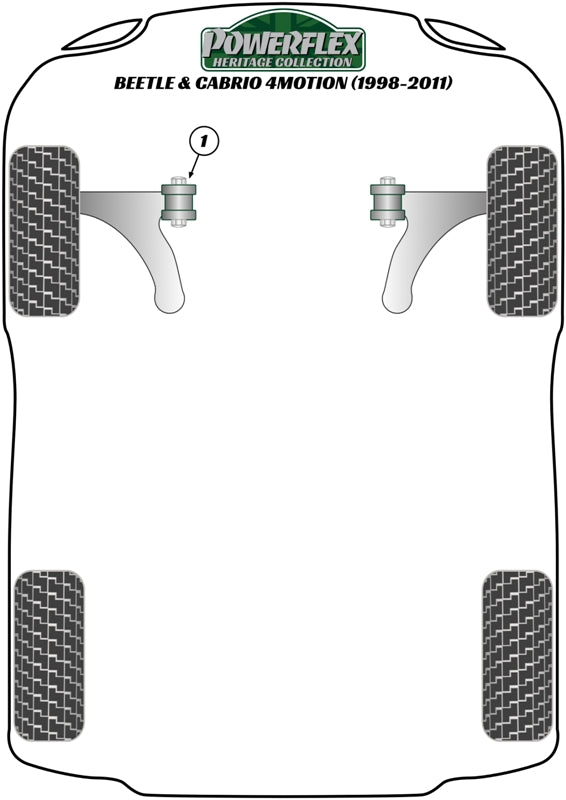 Volkswagen Rear Anti Roll Bar Mounting 19mm