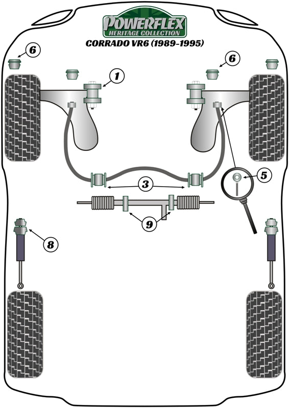 Volkswagen Rear Beam Mounting Bush