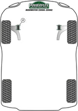 Front Strut Top Mount Bush -10mm