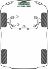 Peugeot Anti Roll Bar Bush 17mm
