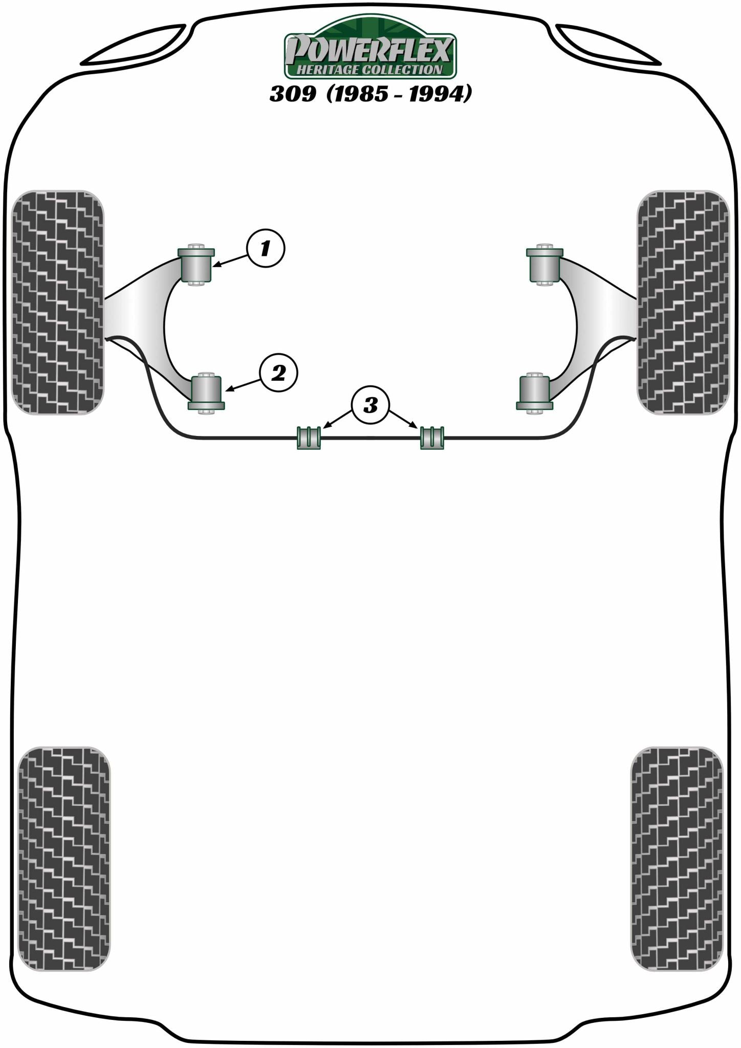 Peugeot Front Wishbone Front Bush