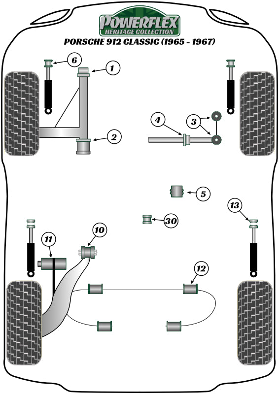 Porsche Steering Column Bearing Support Bush