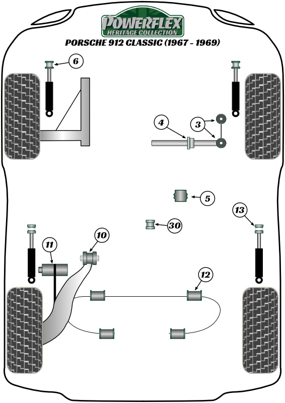 Porsche Shift Rod Coupling Bush