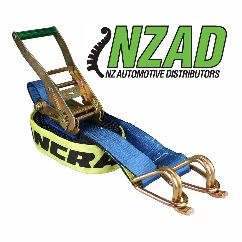 NZAD High Quality 50mm x 9m Cargo Ratchet Tie Down Strap 2500kg Free Freight