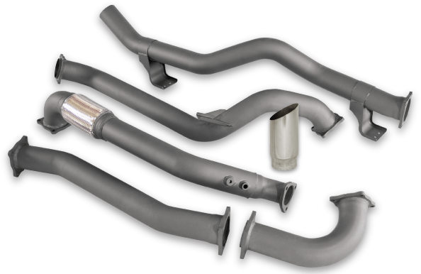 TOYOTA 70 SERIES CRUISER, PIPE ONLY TRUE DUAL SYSTEM 1VD-FTV DUAL PIPE SYSTEM