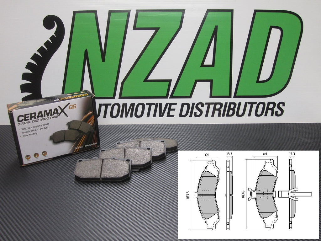 Holden Commodore VT VY Ceramic Front Brake Pads