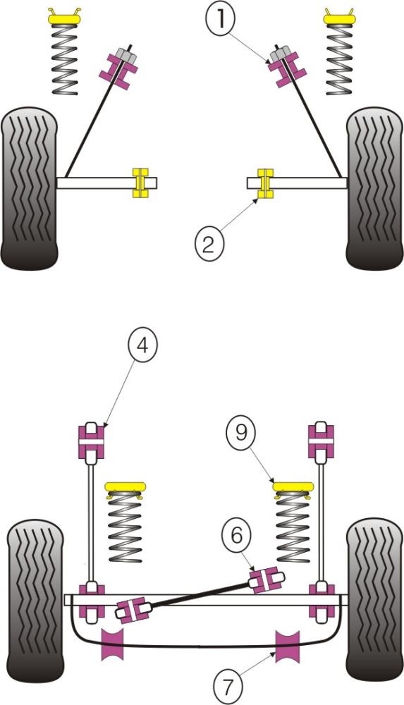 PowerAlign Camber Bolt Kit (12mm x 60mm)