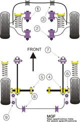 Front Wishbone Rear Bush