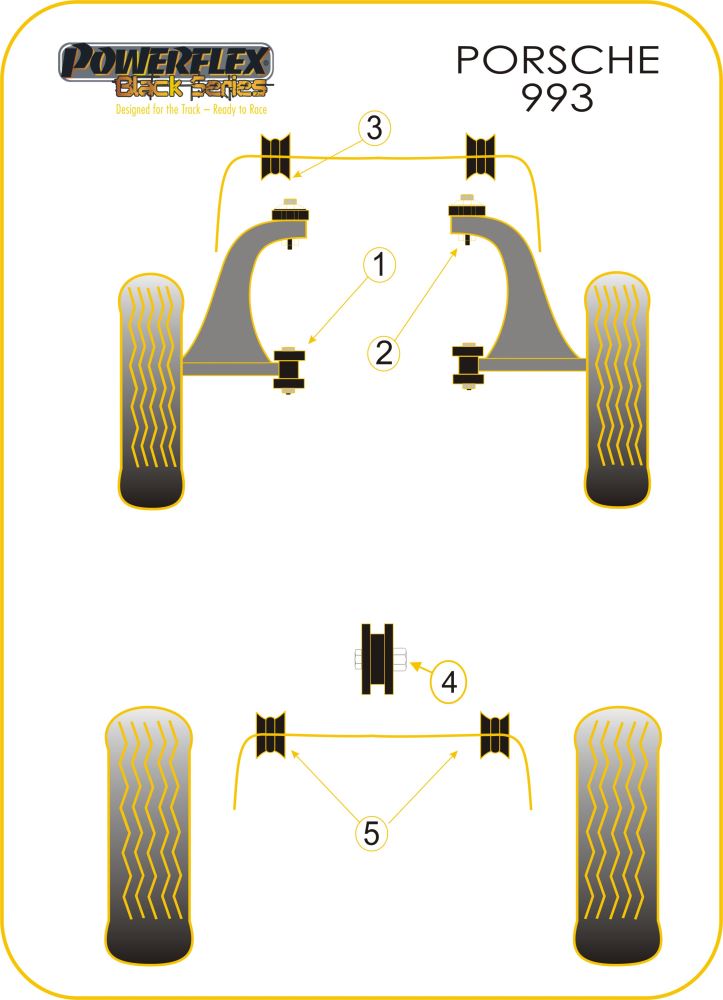 Porsche Front Anti Roll Bar Bush 20mm
