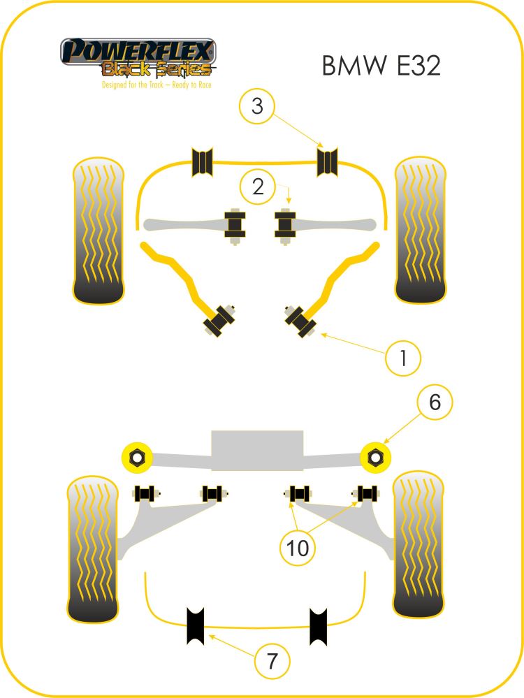 BMW Rear Roll Bar Mounting Bush 16.5mm