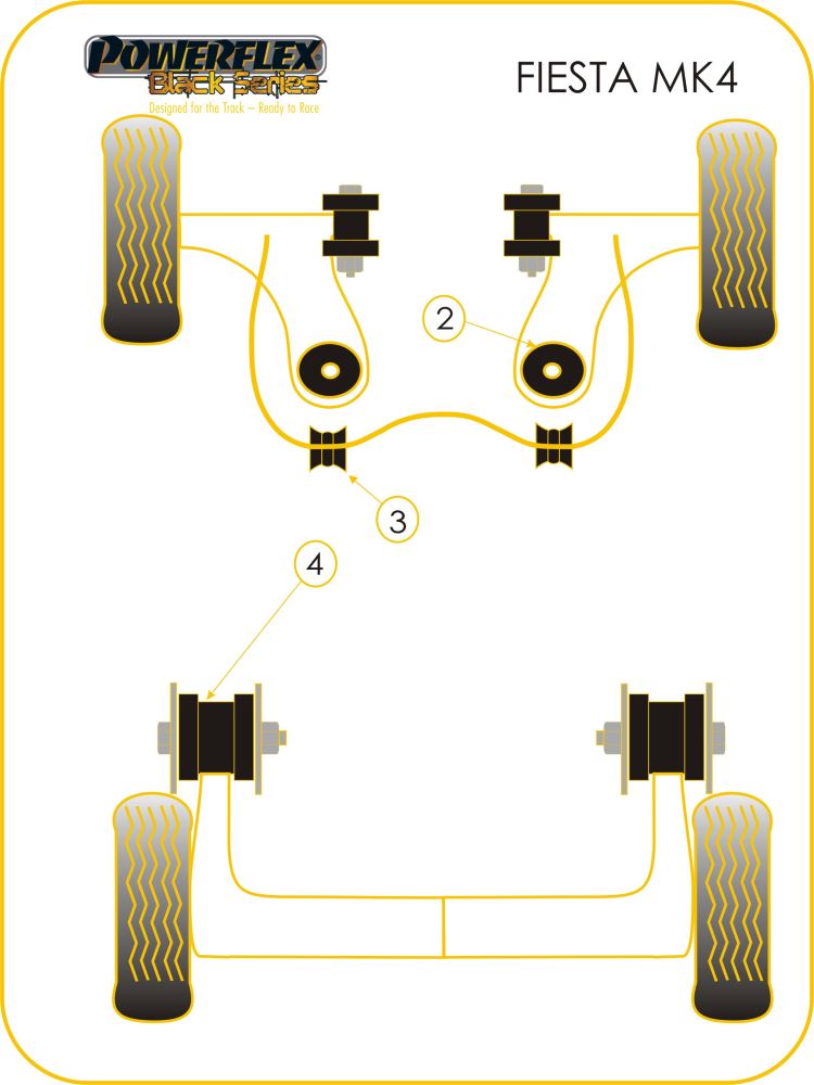 Ford Front Wishbone Lower Front Bush