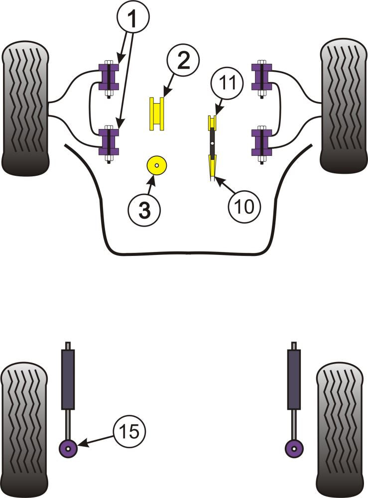 Volvo Front Lower Engine Mount Small Bush